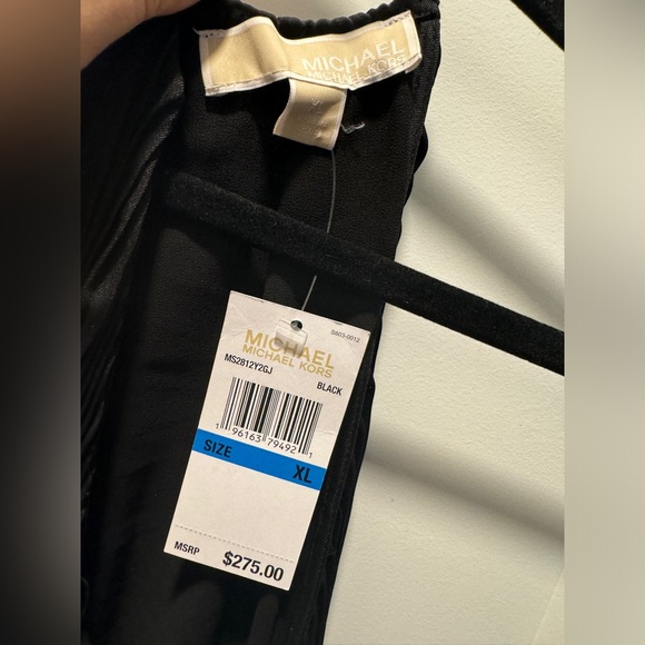 NWT Michael Kors satin halter jumpsuit - Picture 6 of 9